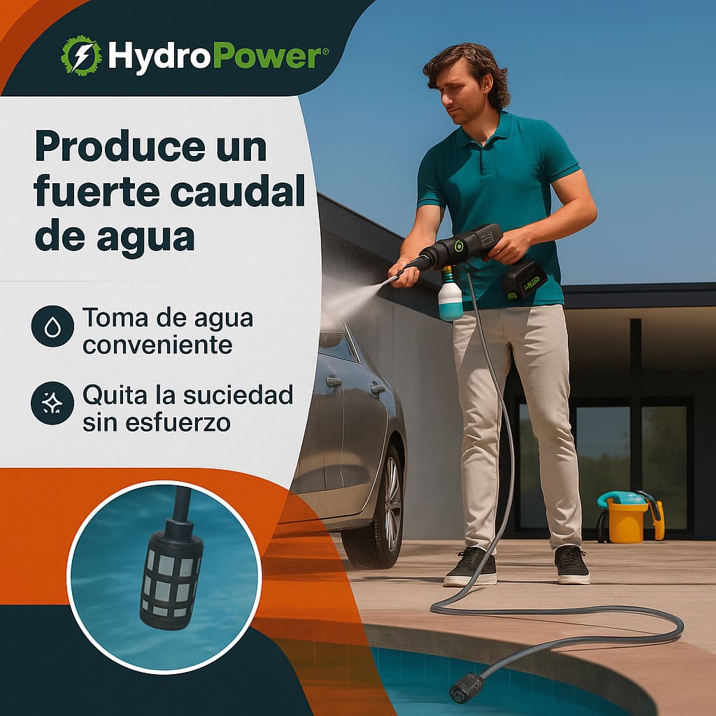 HidropowerPRO Pistola de alta presión + Maletín GRATIS