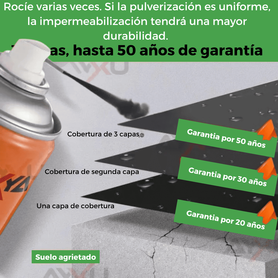 Spray Sellador De Grietas Transparente - SellaPro