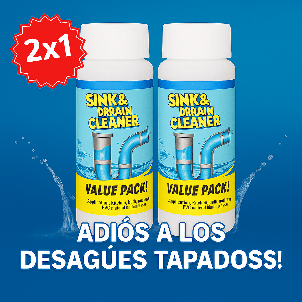 UltraDrain Cleaner™ – La solución definitiva para desatascar y limpiar tuberías.