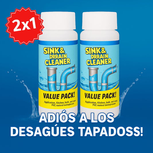 UltraDrain Cleaner™ – La solución definitiva para desatascar y limpiar tuberías.