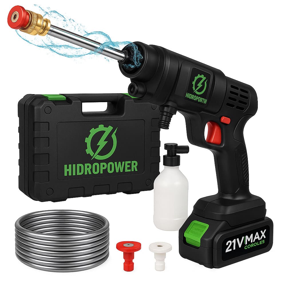 HidropowerPRO Pistola de alta presión + Maletín GRATIS