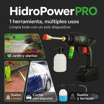HidropowerPRO Pistola de alta presión + Maletín GRATIS