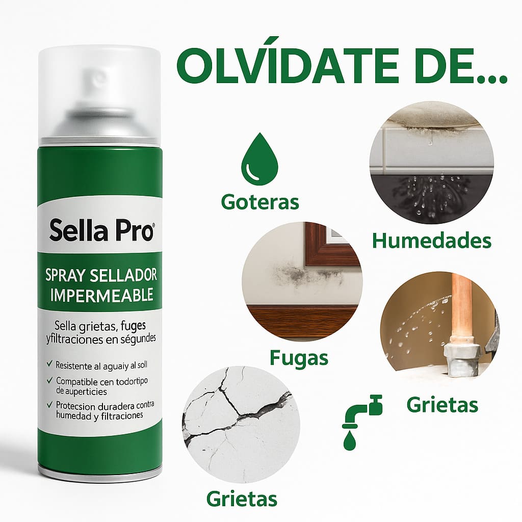 Spray Sellador De Grietas Transparente - SellaPro
