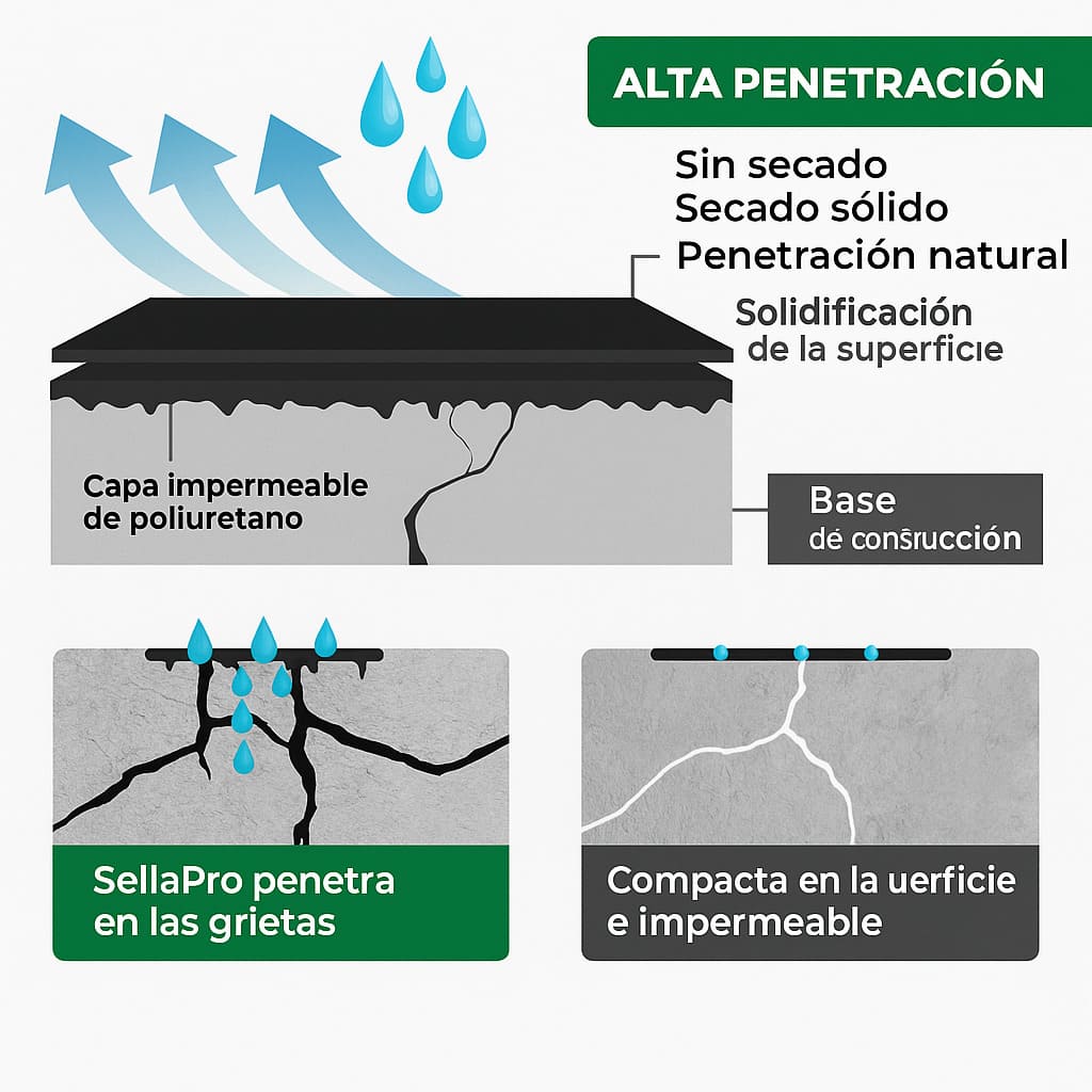 Spray Sellador De Grietas Transparente - SellaPro